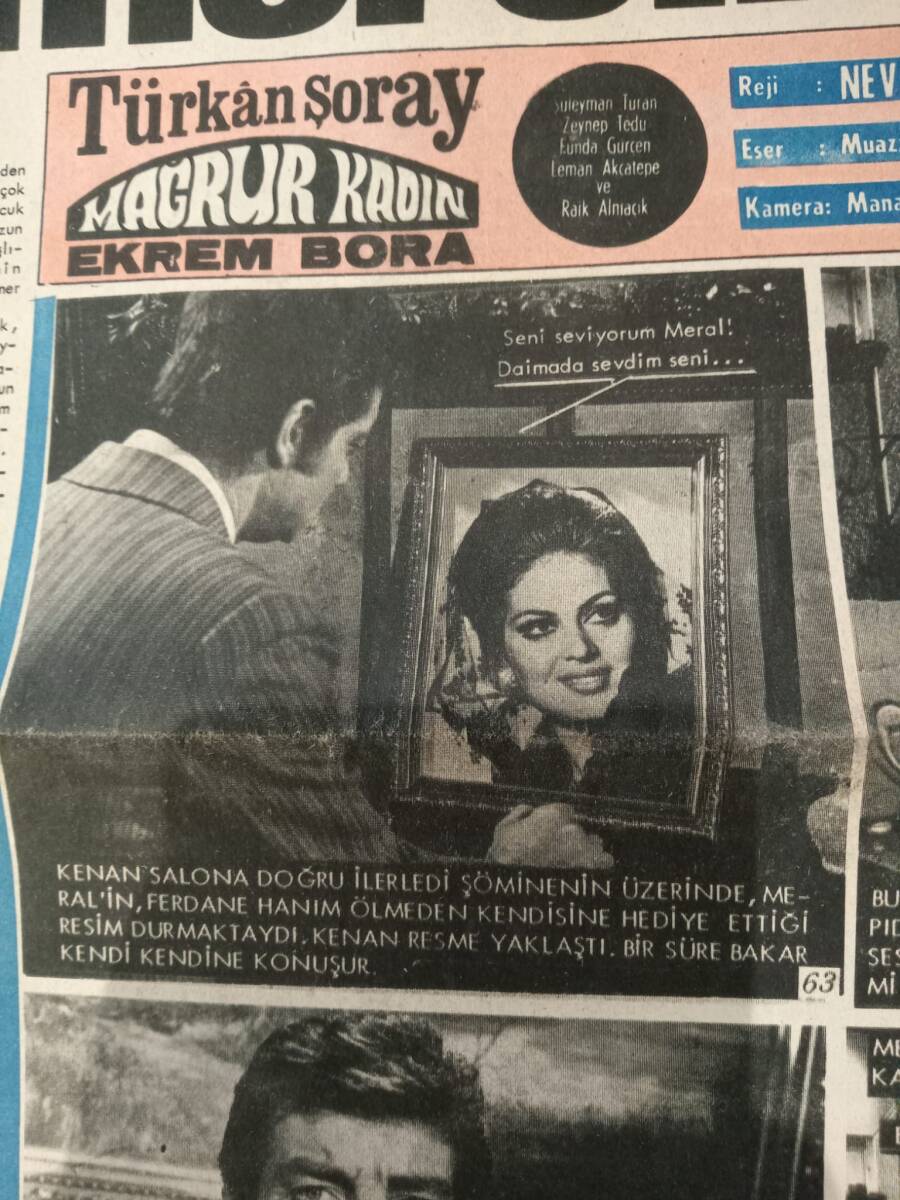 Tercüman Gazetesi İnci Eki 16 Haziran 1970 - Türkan Şoray Fotoroman - Hülya Koçyiğit Göbek Atarken Olaylar Çıktı! GZ146073 - 2
