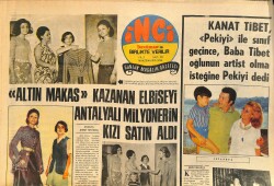 Tercüman Gazetesi İnci Eki 16 Haziran 1972 - Emel Sayın , İzmir'de Gazino Patronu Gibi 10 Bin Lira İşletme Vergisi Ödedi GZ160609 - Gökçekoleksiyon