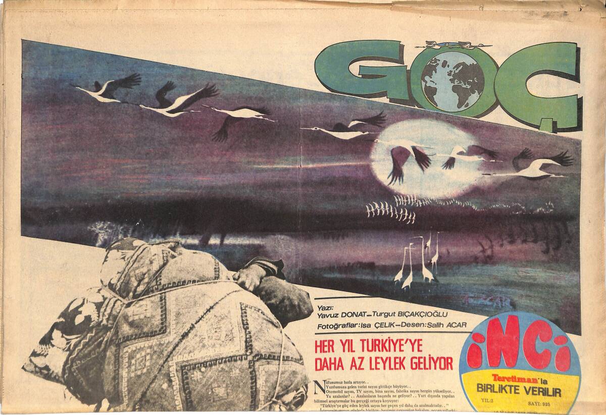 Tercüman Gazetesi İnci Eki 16 Mart 1973 - Öztürk Serengil'in 160 Bin Liralık Borcunun Sağından İki Sıfır Silindi - Behiye Aksoy GZ144880 - 1