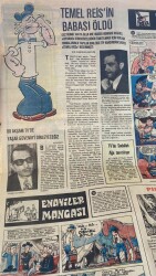 Tercüman Gazetesi İnci Eki 16 Nisan 1976 - Temel Reisin Babası Öldü GZ114059 - 2
