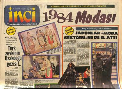 Tercüman Gazetesi İnci Eki 16 Şubat 1984 - 1984 Modası GZ78496 - 1