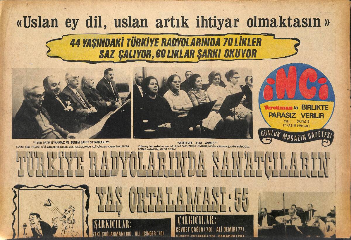 Tercüman Gazetesi İnci Eki 17 Kasım 1970 - Brigitte Bardot Evlendi Mi ? GZ147607 - 1