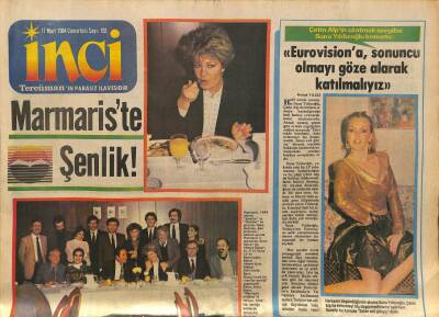 Tercüman Gazetesi İnci Eki 17 Mart 1984 - Suna Yıldızoğlu Konuştu GZ78520 - 1