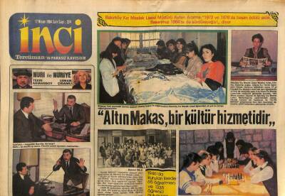 Tercüman Gazetesi İnci Eki 17 Nisan 1984 - Altın Makas Bir Kültür Hizmetidir GZ78550 - 1