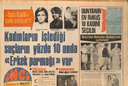 Tercüman Gazetesi İnci Eki 17 Ocak 1971 - İspanyol Meyhanesi'nde Çığlık Çığlığa Sevda Aydan İle Salim Dündar Dövüştü GZ160517 - Gökçekoleksiyon