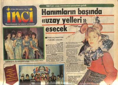 Tercüman Gazetesi İnci Eki 18 Şubat 1984 - 1984ün Saç Modelleri GZ78495 - 1