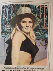 Tercüman Gazetesi İnci Eki 19 Ağustos 1972 - Gönül Yazar Bir Yaşına Daha Bastı - Filiz Akın Film Sayısını Azalttı... GZ146298 - 2