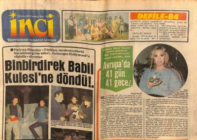 Tercüman Gazetesi İnci Eki 19 Aralık 1983 - Kamuran Akkor Sevgiye Muhtaç Gurbetçiler Şarkısında , Sevgiyi Yaşadılar diyor GZ113674 - 1