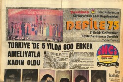Tercüman Gazetesi İnci Eki 19 Kasım 1974 - Zeki Müren Amerika'da Konser Verecek - Türkiye'de 5 Yılda 800 Erkek Ameliyatla Kadın Oldu GZ146247 - 1