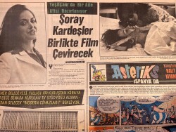 Tercüman Gazetesi İnci Eki 19 Mart 1973 - Bayan Göz Fatma Girik Gözlerine Numaralı Cam Taktırdı - Şoray Kardeşler Birlikte Film Çevirecek GZ144873 - 2