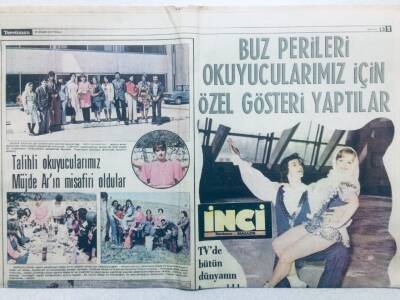 Tercüman Gazetesi İnci Eki 19 Nisan 1977 - Talihli Okuyucularımız Müjde Arın Misafiri Oldular GZ42629 - 1