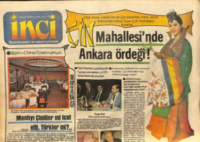 Tercüman Gazetesi İnci Eki 19 Ocak 1984 - Çin Mahallesinde Ankara Ördeği GZ78459 - 1