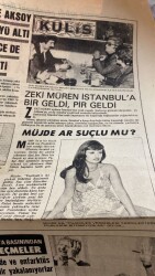 Tercüman Gazetesi İnci Eki 2 Aralık 1975 - Zeki Müren İstanbula Bir Geldi , Pir Geldi GZ114360 - 2