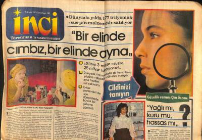 Tercüman Gazetesi İnci Eki 2 Aralık 1983 - Nazan Şoray , Bütün Parasını Son Plağı na Yatırdı GZ113654 - 1
