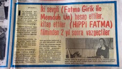 Tercüman Gazetesi İnci Eki 2 Haziran 1971-İki Sevgili ( Fatma Girik İle Memduh Ün ) Hesap Ettiler , Kitap Ettiler Hippi Fatma Filminden Vazgeçtiler GZ83307 - 2