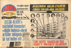 Tercüman Gazetesi İnci Eki 2 Ocak 1972 - Selda Alkor'a Müstakbel Kayınpederi Düğün Hediyesi Olarak Artistler Sokağında Bir Kat Hediye Etti GZ160575 - Gökçekoleksiyon
