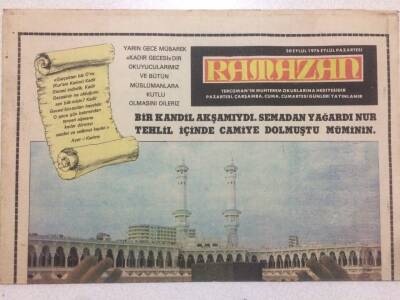 Tercüman Gazetesi İnci Eki 20 Eylül 1976 - Kuran Gecesi GZ50235 - 1