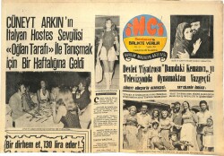 Tercüman Gazetesi İnci Eki 21 Ağustos 1972 - Muhterem Nur'un Hacizli Halısı Kayboldu! - Cüneyt Arkın'ın İtalyan Hostes Sevgilisi Geldi! GZ144665 - 1