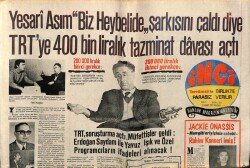 Tercüman Gazetesi İnci Eki 21 Mart 1971 - Fatma Girik Parise Gardrop Düzmeğe Gidiyorum Dedi GZ63178 - 2