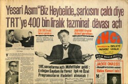 Tercüman Gazetesi İnci Eki 21 Mart 1971 - Müşerref Tezcan Cüneyt Arkın'a Şarkıcı Olma Teklifi Yaptı - Ömür Göksel Serenad İçin Serenad Yazdı GZ160686 - Gökçekoleksiyon