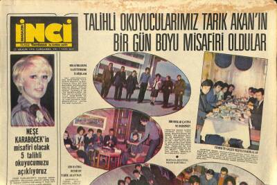 Tercüman Gazetesi İnci Eki 22 Aralık 1976 - Göksel Arsoy , Nuri Kantarın Yeğeni Oluyor ! - Liz Taylor Yaşlandı Ama Gönlü Hala Genç GZ114591 - 1
