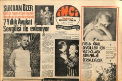 Tercüman Gazetesi İnci Eki 22 Mart 1972 - Füsun Önal Sevgilileri İçin Yazdığı Aşk Şiirlerini Sergileyecek - Şükran Özer 7 Yıllık Avukat Sevgilisi İle GZ160715 - Gökçekoleksiyon
