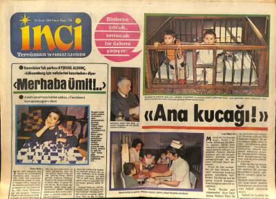 Tercüman Gazetesi İnci Eki 22 Ocak 1984 - Eurovisionluk Şarkıcı Ayşegül Aldinç GZ78457 - 1