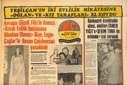 Tercüman Gazetesi İnci Eki 22 Şubat 1972 - Kâmuran Akkor'un Yalnız Değilsiniz Sizi de Sevenler Var Şarkısı Darülacezedekileri Ağlattı GZ160617 - Gökçekoleksiyon