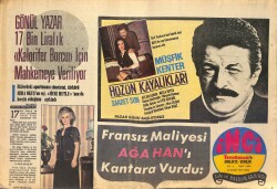 Tercüman Gazetesi İnci Eki 22 Şubat 1974 - Gönül Yazar 17 Bin Liralık Kalorifer Borcu İçin Mahkemeye Veriliyor! GZ146124 - 1