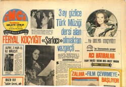 Tercüman Gazetesi İnci Eki 23 Ağustos 1972 - Hülya Koçyiğit İnci'nin Fotoromanında Oynuyor! - Tarık Akan Londra'da Üçer Aylık Sinema Kurslarına Gitcek GZ144667 - 1