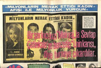 Tercüman Gazetesi İnci Eki 23 Mart 1971 - Esin Afşarın Plağı Paris ten Döndü GZ63176 - 1