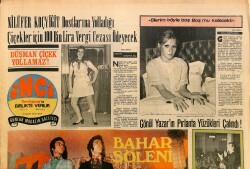 Tercüman Gazetesi İnci Eki 23 Mart 1973 - Gönül Yazar'ın Pırlanta Yüzükleri Çalındı ! - Prenses Süreyya'nın Göstermelik Sevgilisi İntihar Etti GZ160650 - Gökçekoleksiyon