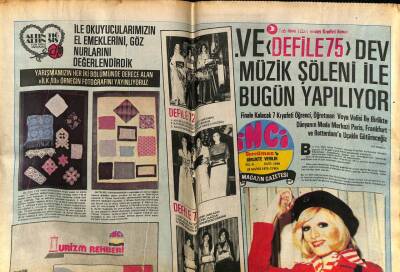 Tercüman Gazetesi İnci Eki 23 Mayıs 1975 - Necati Başara , Başbakan Demirele Yapılan Çirkin Saldırı Üzerine Yazdığı Şiire Besteliyor GZ69146 - 2