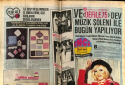 Tercüman Gazetesi İnci Eki 23 Mayıs 1975 - Necati Başara , Başbakan Demirele Yapılan Çirkin Saldırı Üzerine Yazdığı Şiire Besteliyor GZ69146 - 1