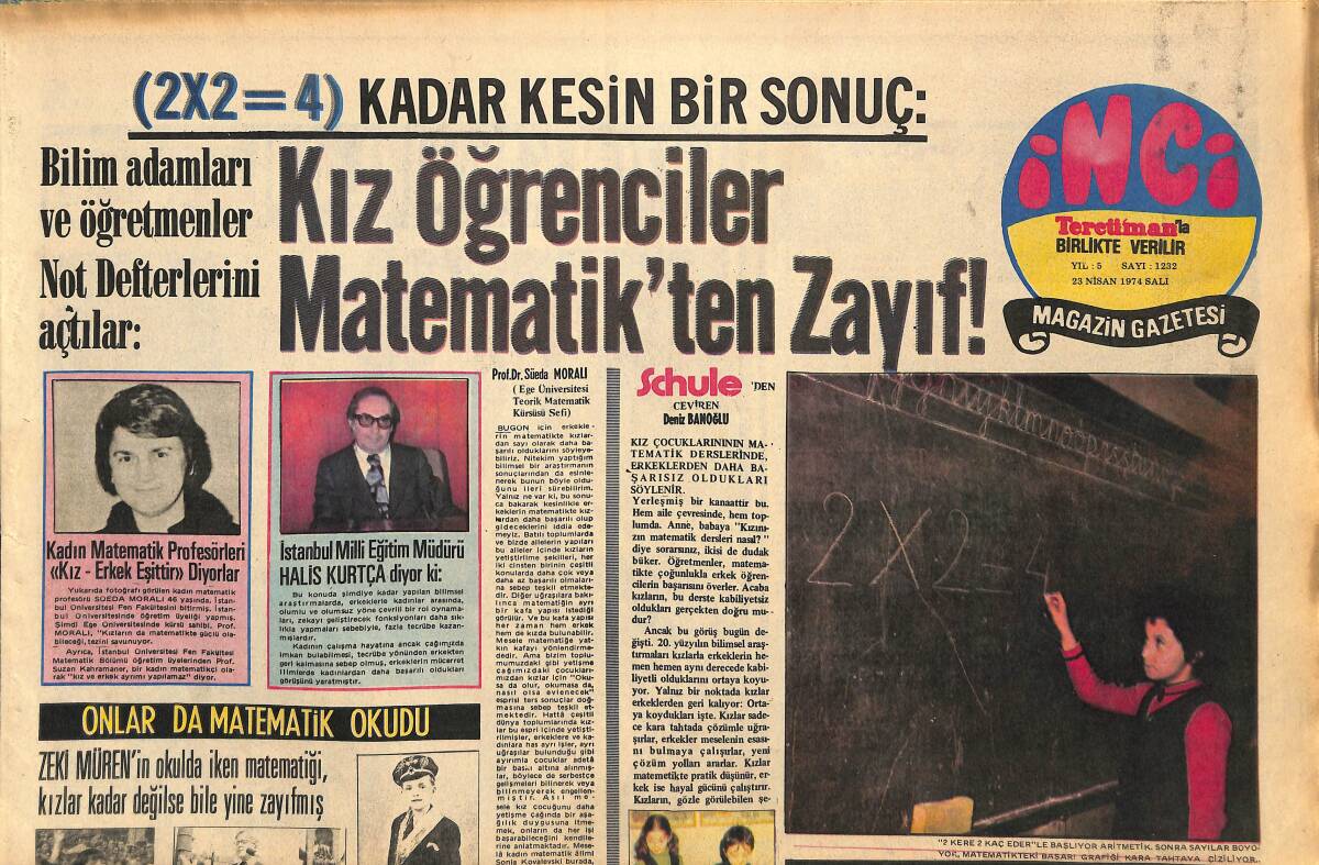 Tercüman Gazetesi İnci Eki 23 Nisan 1974 - Afacan ''Çocuk Şarkıcı'' Olarak Sahneye Çıkıyor GZ141124 - 1
