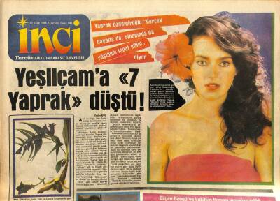 Tercüman Gazetesi İnci Eki 23 Ocak 1984 - Yeşilçama Yedi Yaprak Düştü, Yaprak Özdemiroğlu GZ78486 - 1