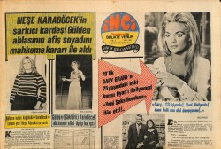 Tercüman Gazetesi İnci Eki 23 Şubat 1972 - Neşe Karaböcek'in Şarkıcı Kardeşi Gülden Ablasının Afiş Soyadını Mahkeme Kararı İle Aldı GZ160783 - Gökçekoleksiyon