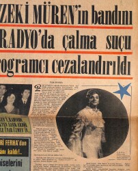 Tercüman Gazetesi İnci Eki 24 Kasım 1970 - Zeki Müren'in Bandını Radyoya Çalma Suçu İşleyen 4 Programcı Cezalandırıldı GZ147493 - 2