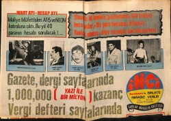 Tercüman Gazetesi İnci Eki 24 Şubat 1971 - Maliye Ünlülerden Vergi Avında GZ63203 - 2