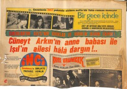 Tercüman Gazetesi İnci Eki 25 Ağustos 1970 - Cüneyt Arkın'ın Anne Babası İle Işıl'ın Ailesi Hala Dargın! - Richard Burton İçkiyi Bıraktı! GZ144742 - 1