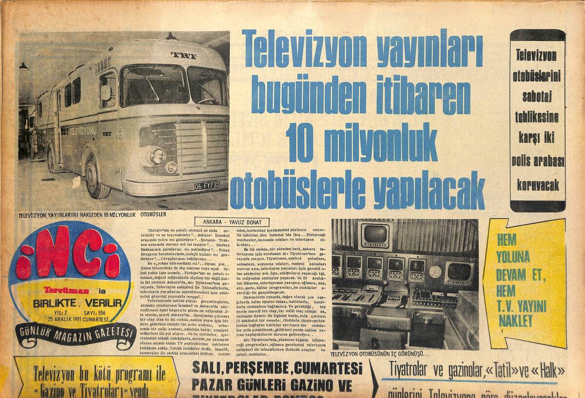 Tercüman Gazetesi İnci Eki 25 Aralık 1971 - Prenses Paola, Oğlu Belçika Kralı Olsun Diye Hiç Sevmediği Prens'ten Boşanmıyor GZ147516 - 1
