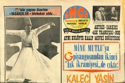 Tercüman Gazetesi İnci Eki 25 Mayıs 1971 - Mine Mutluya Galatasaray Piyangosundan İkinci Aşk İkramiyeside Çıktı GZ105389 - 1