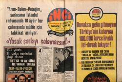 Tercüman Gazetesi İnci Eki 25 Nisan 1971 - Füsun Önal Doktordan Hairde Oynayamaz Raporu Aldı GZ63286 - 1