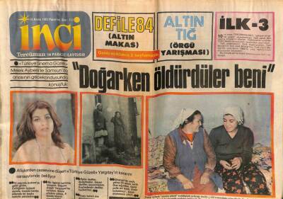 Tercüman Gazetesi İnci Eki 26 Aralık 1983 - Melek Ayberk 30 Ay Hapse Mahkum Olmuştu ! GZ113679 - 1
