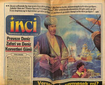 Tercüman Gazetesi İnci Eki 27 Eylül 1983 - İpek Pınar Arabeskin Kadın Sanatçısıyım GZ69156 - 2