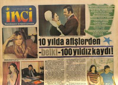 Tercüman Gazetesi İnci Eki 27 Ocak 1984 - Filiz Akın, Ayhan Işık, Göksel Arsoy, Selda Alkor GZ78482 - 1