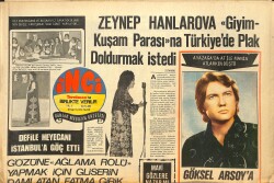 Tercüman Gazetesi İnci Eki 28 Mayıs 1972 - Göksel Arsoy'a Doktorlar Ata Binmeyi Yasakladı - Fatma Girik Az Daha Kör Oluyordu GZ146241 - 1