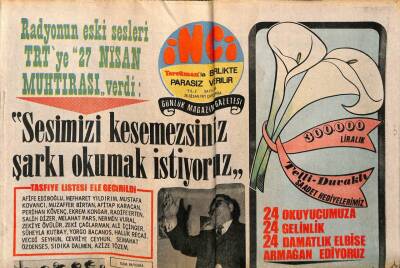 Tercüman Gazetesi İnci Eki 28 Nisan 1971 - Sadri Alışık Turist Futbolcu Sasu Oldu GZ63283 - 2