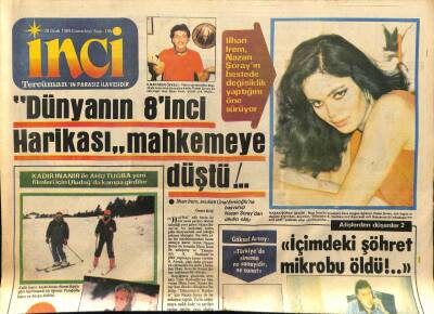 Tercüman Gazetesi İnci Eki 28 Ocak 1984 - Nazan Şoray Üzgün GZ78479 - 1