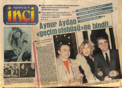 Tercüman Gazetesi İnci Eki 28 Şubat 1984 - Aynur Aydan Seçim Otobüsüne Bindi GZ78507 - 1